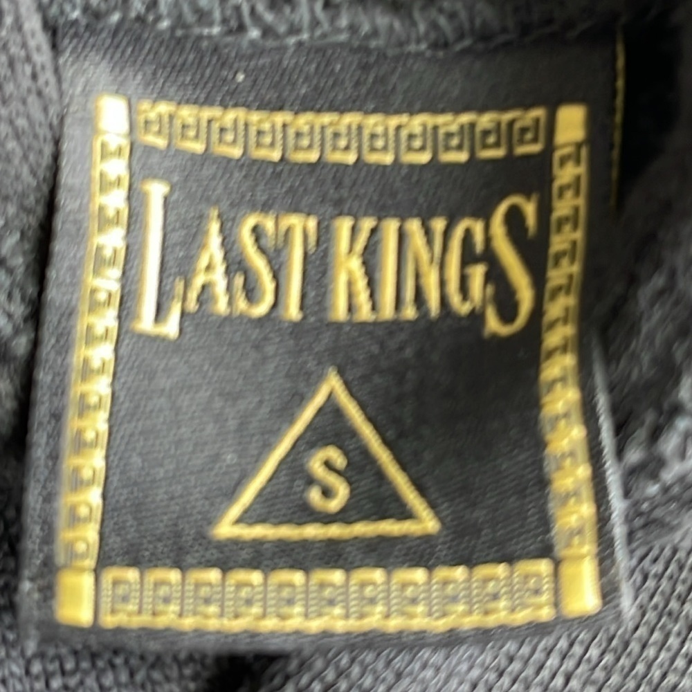 Last Kings by Artist Tyga Tut Logo Black Hoodie Pullover Unisex Small Hip Hop - Picture 7 of 13